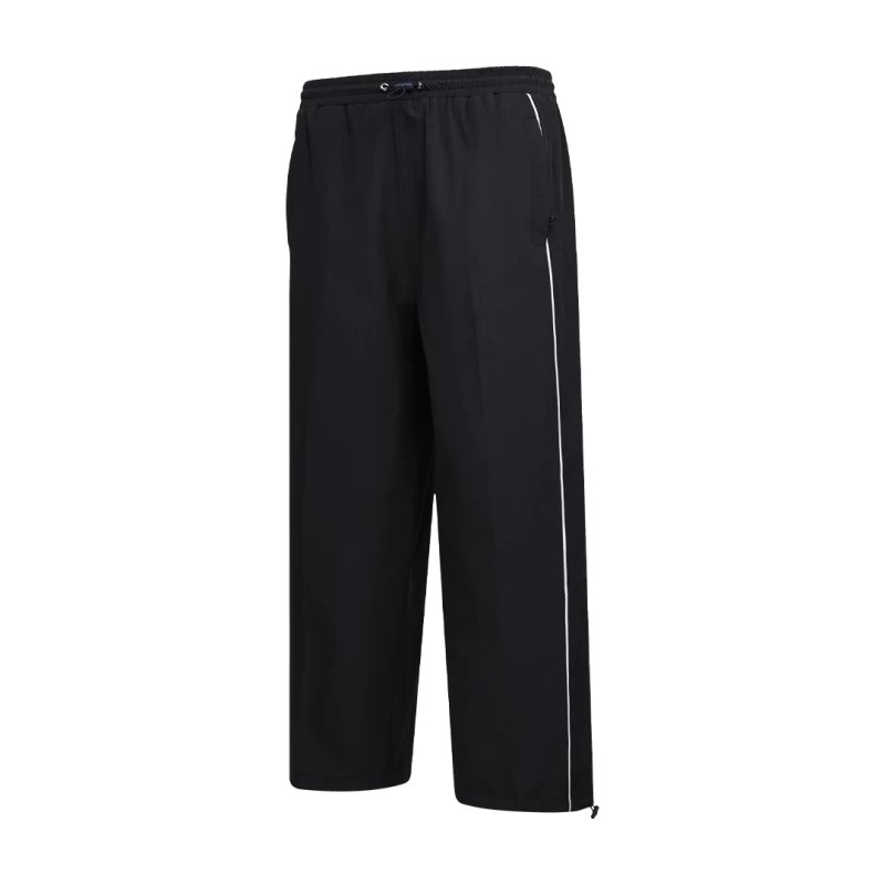 KTM CTY Baggy Track Pants – Black Relaxed Fit Streetwear Trousers with White Side Piping 0