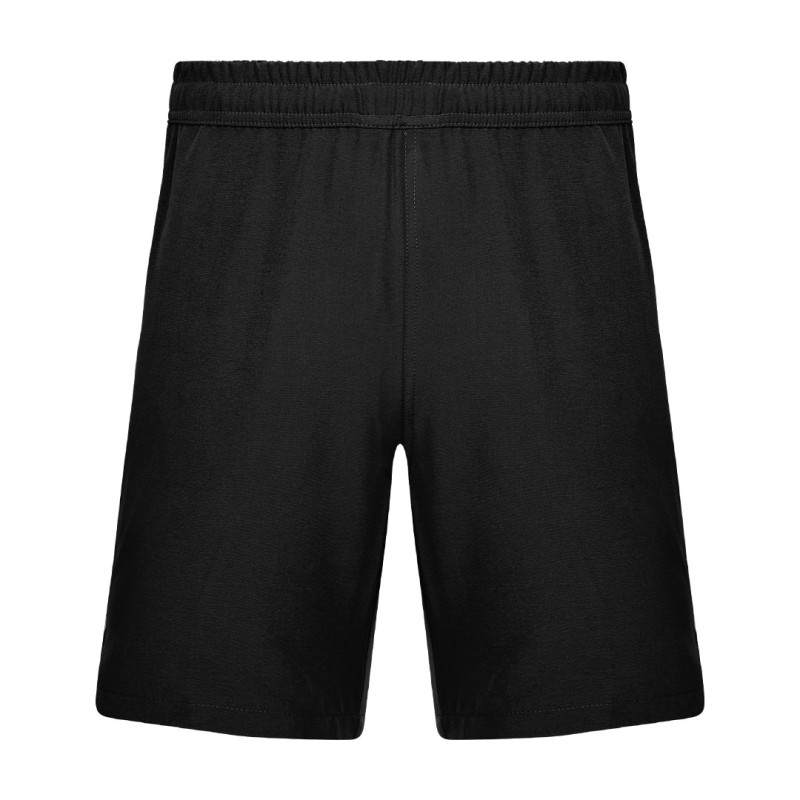 Detail shot of a man wearing comfortable grey-blue KTM CTY Aerfofit half pants, shorts, featuring a secure zip pocket and small side slits at the hem for ease of movement 0