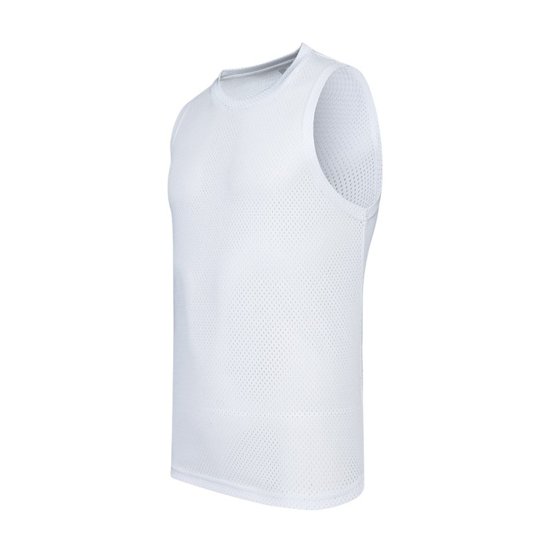 Front View of white tanktop or sandoo, a summer wear 1