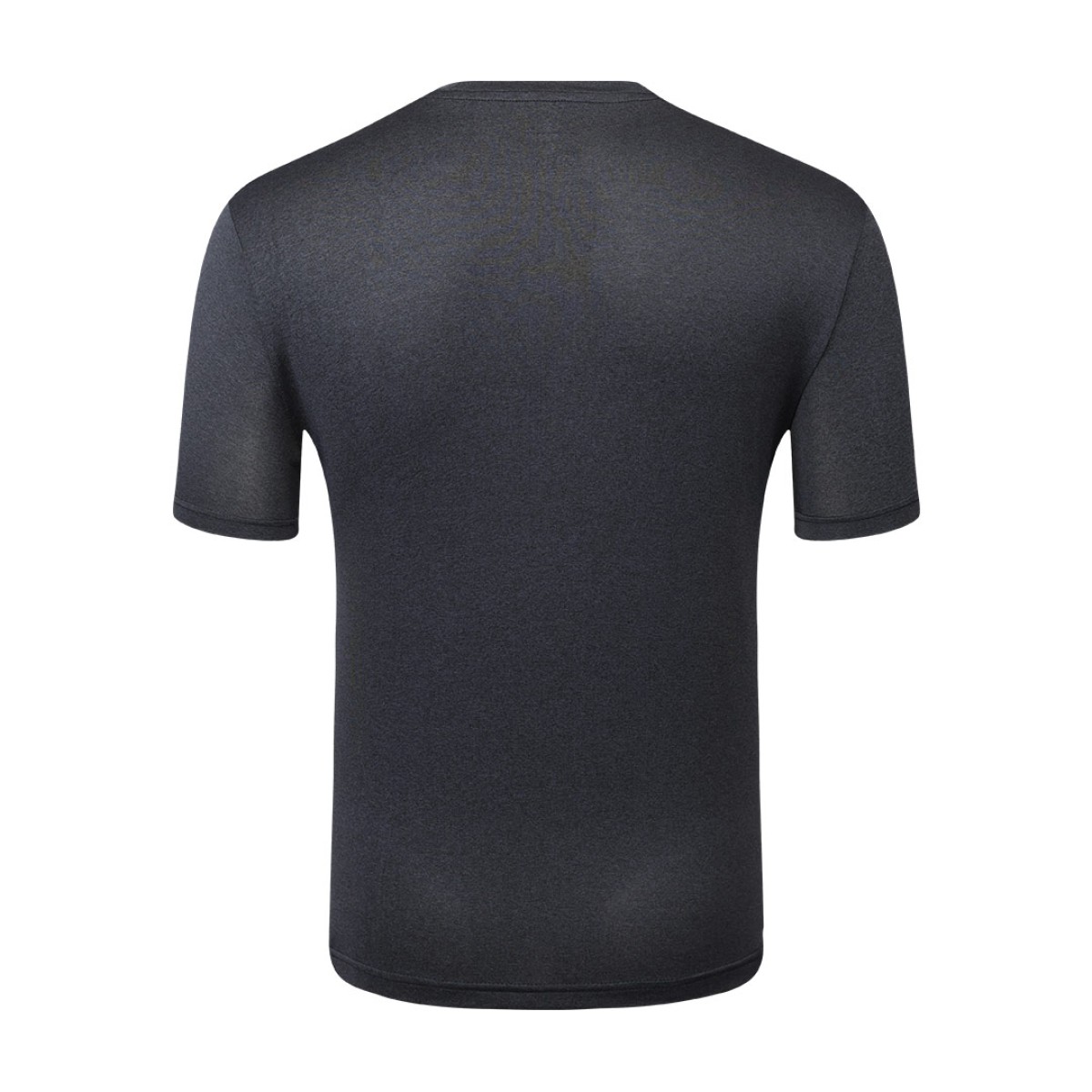 A male model wearing a dark grey heathered KTM CTY Altitude Wear short-sleeve t-shirt featuring a small white logo on the left chest 1