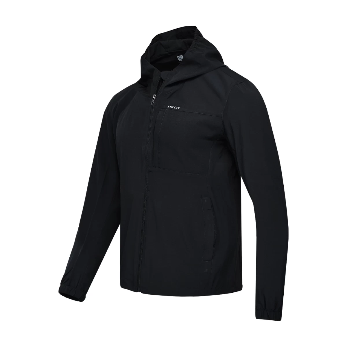 KTM CTY Green Windbreaker Windcheater Jacket with Hood and Full-Zip Design with Chest Pocket 0