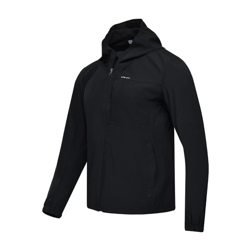 KTM CTY Green Windbreaker Windcheater Jacket with Hood and Full-Zip Design with Chest Pocket 0