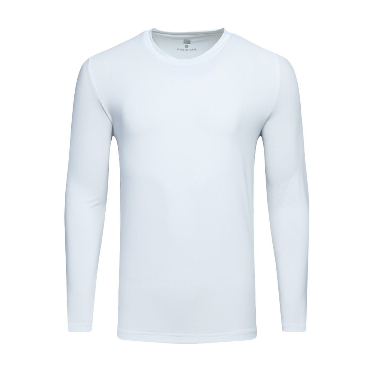 A solid white KTM CTY Classic Long Sleeve Crew neck t-shirt featuring a clean, minimalist fit, designed as lightweight and breathable summer wear. 1