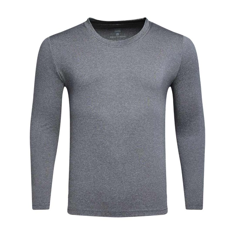 A solid white KTM CTY Classic Long Sleeve Crew neck t-shirt featuring a clean, minimalist fit, designed as lightweight and breathable summer wear. 0