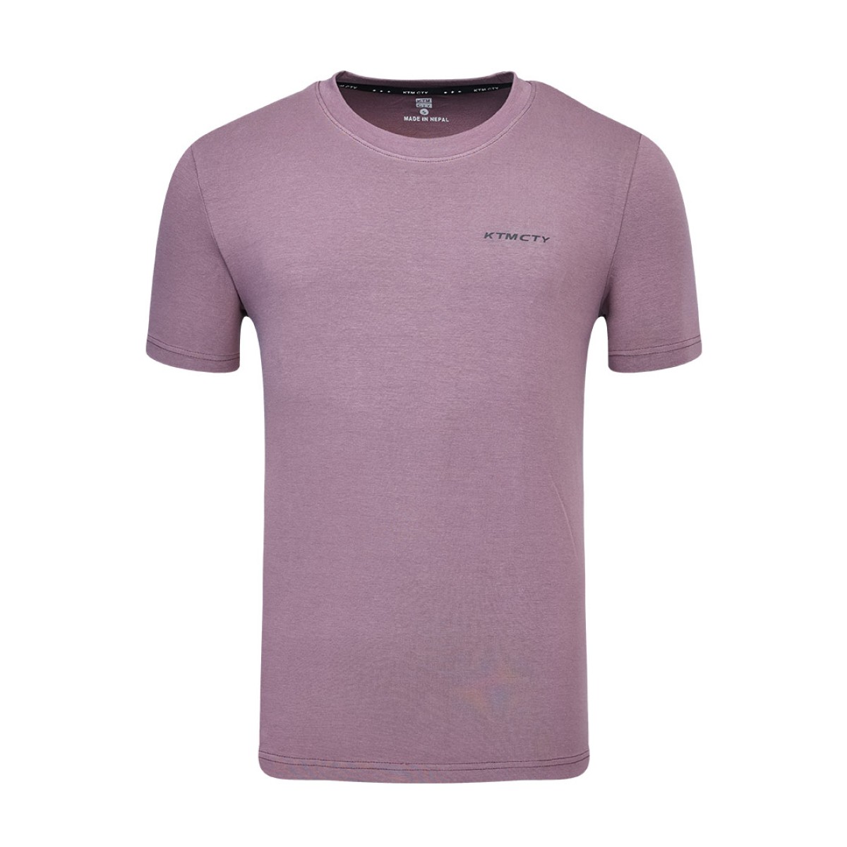 A solid dark green KTM CTY Foundation short-sleeve crew neck t-shirt featuring a clean, minimalist design, ideal for breathable casual summer wear. 1