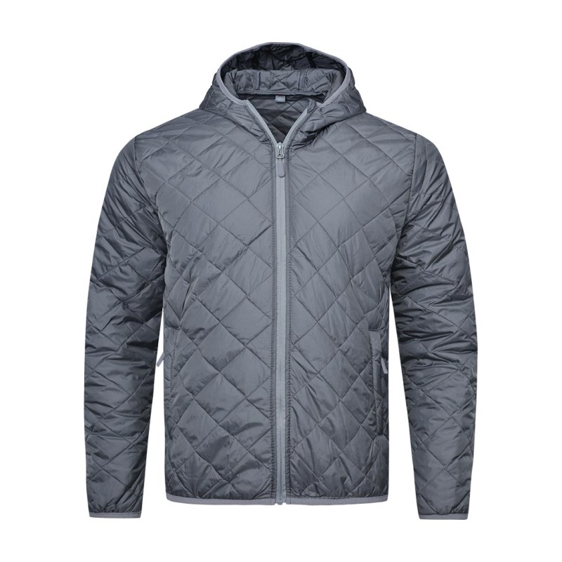 Quilted Polyfiber Hoodie Jacket | Winter Wear