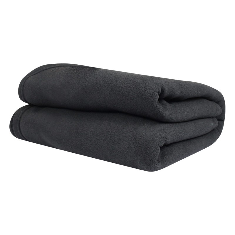 Cozy and soft KTMCTY Single Layer Fleece blankets, stacked high to show multiple color options for your bedroom or living room 2